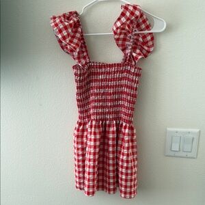Red Gingham Top
